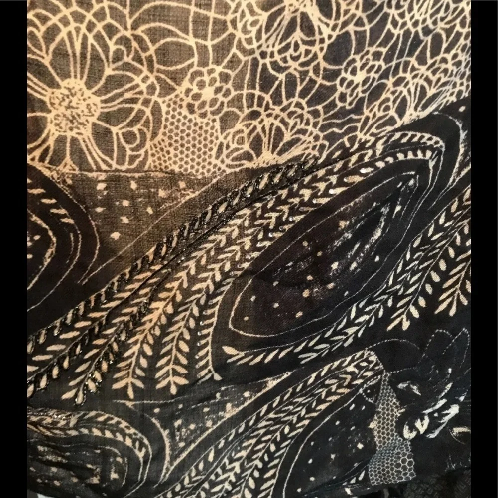 NWOT Anthropologie Petanu by Pashma Blues O/S shawl Scarf Wrap